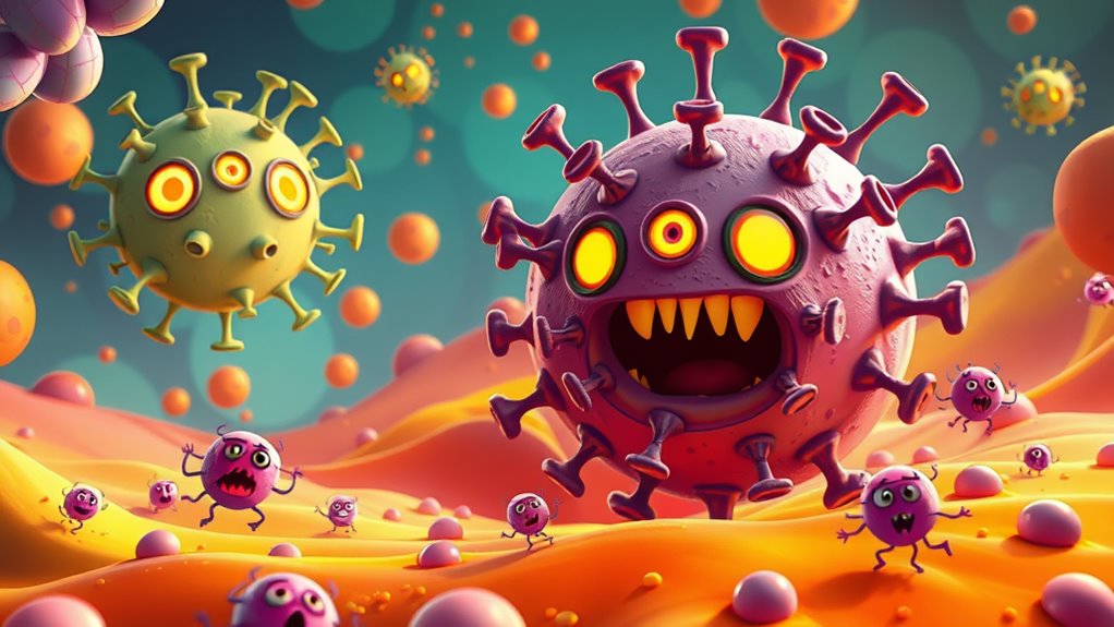 uncontrolled virus multiplication event